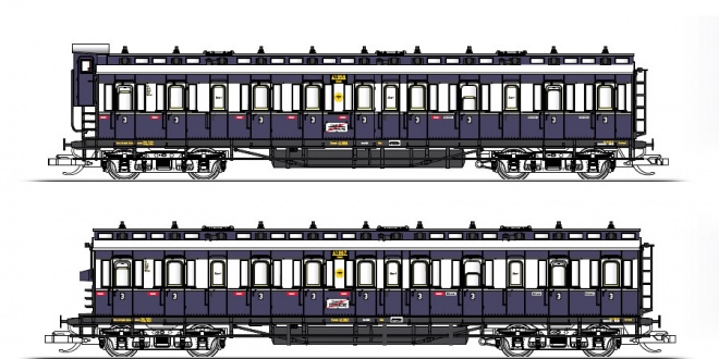Set of 2 Passenger cars  Ruhrschnellverkehr Set 2(limited edition)<br /><a href='images/pictures/Tillig/217360_c.jpg' target='_blank'>Full size image</a>